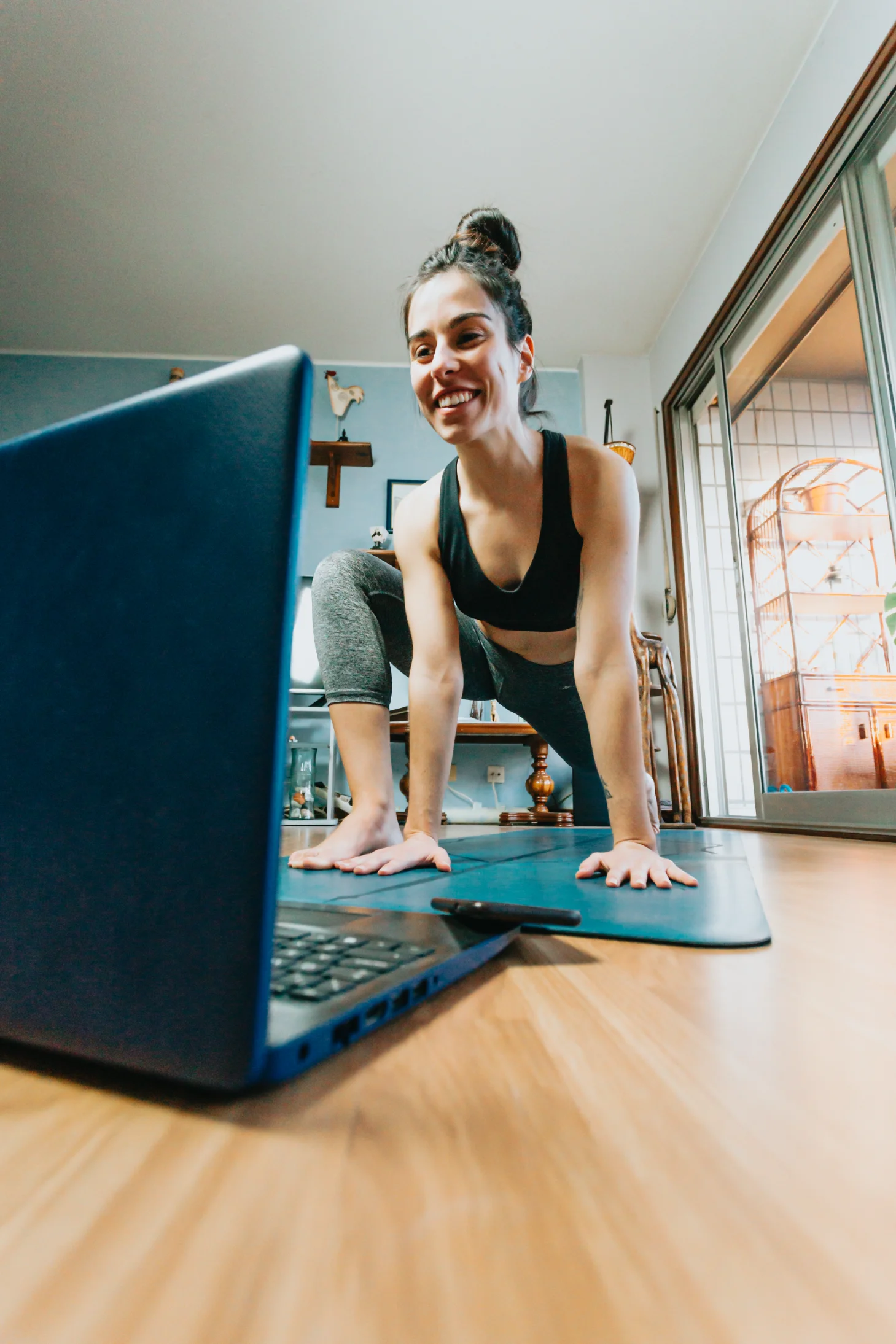 Online fitness and running coach dashboard