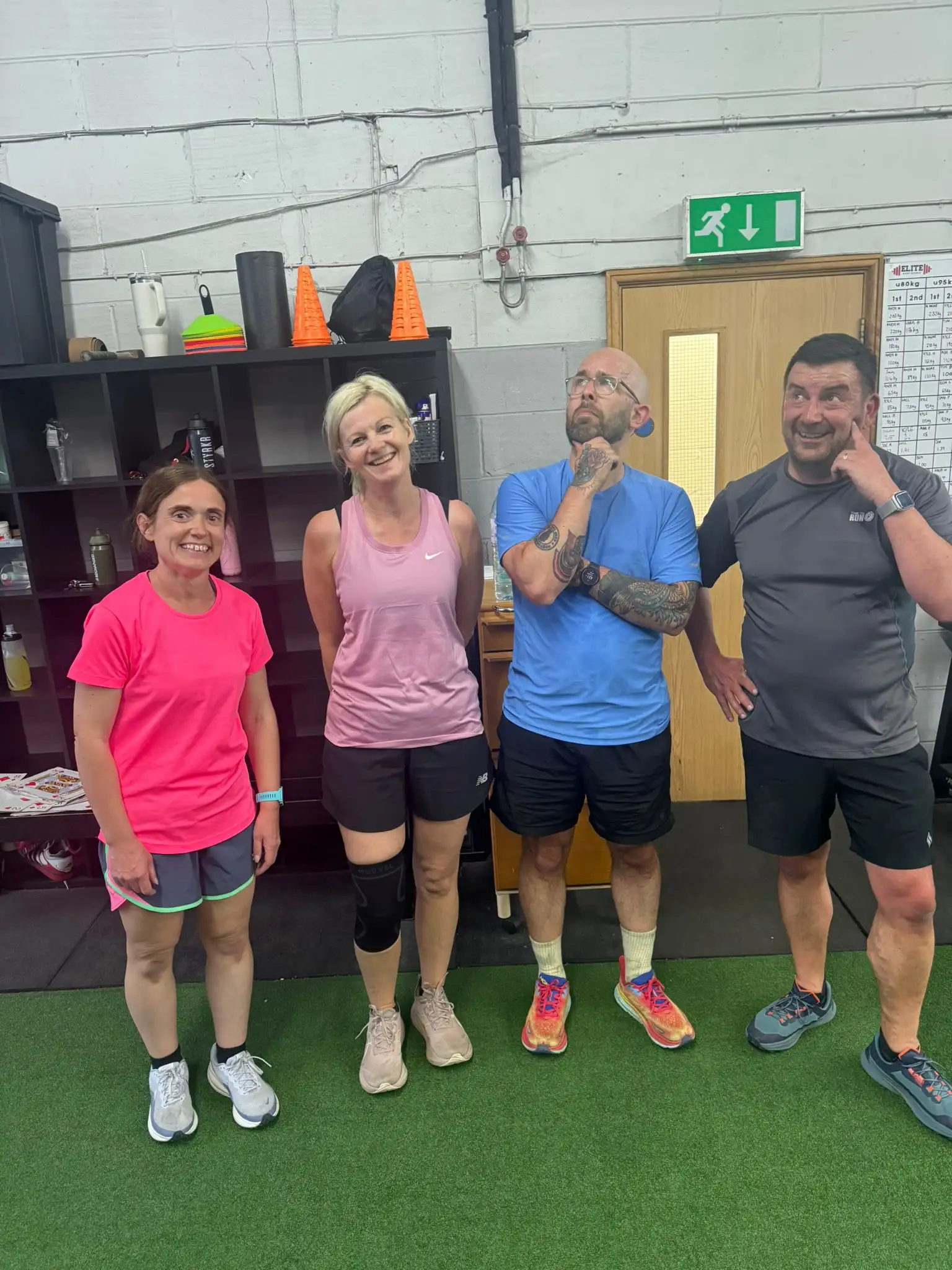 Small group personal training session